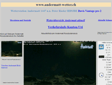Tablet Screenshot of andermatt-wetter.ch